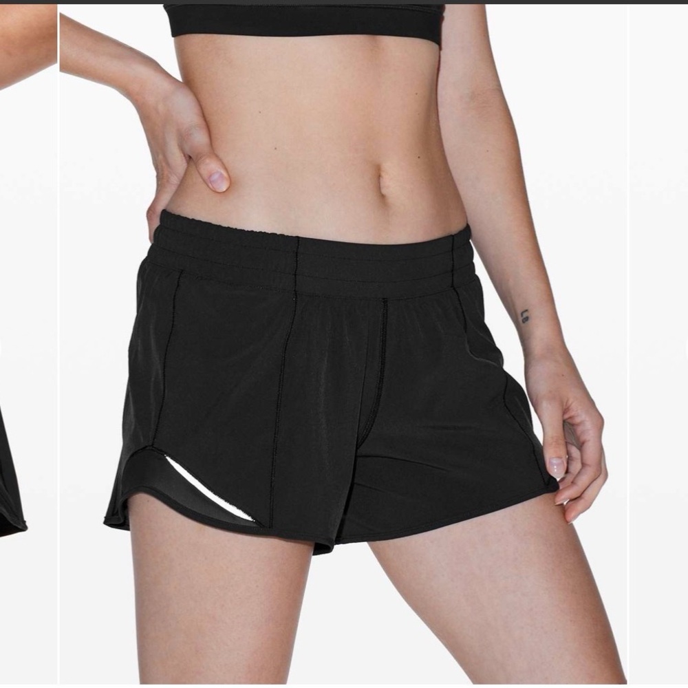 Women Lululemon Hotty Hot Shorts Black Size 14